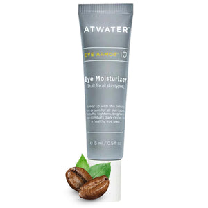 Minimalist 0.5 oz tube of ATWATER Men's Eye Cream, a premium anti-aging treatment for men's under-eye care.