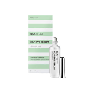 BIOEFFECT EGF Eye Serum Bottle with Steel Rollerball Applicator