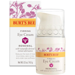 Burt's Bees Renewal Firming Eye Cream Bottle - Natural Anti-Aging Eye Treatment
