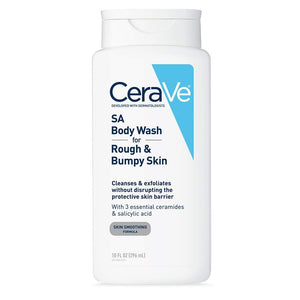 CeraVe Body Wash with Salicylic Acid 10 oz fragrance free bottle