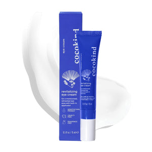 Cocokind revitalizing eye cream with cooling metal applicator for puffiness fine lines and brighter under eye area 0.5 fl oz