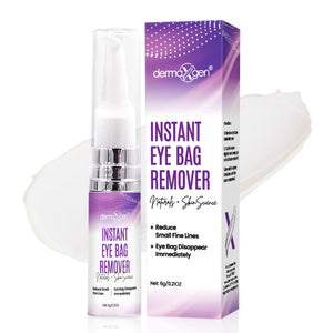 Dermaxgen Instant Under Eye Bag Remover Cream for Dark Circles Puffiness Wrinkles Anti Aging Eye Treatment 0.21 oz