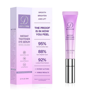 Doracome Caffeine & Retinol Under Eye Serum for fast puffiness and dark circle correction.