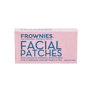 Frownies Facial Patches for Forehead and Between the Eyes Wrinkles - Box of 144 Brown Paper Patches