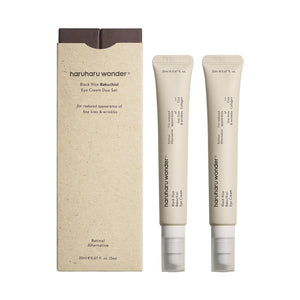 Haruharu Wonder Black Rice Bakuchiol Eye Cream Duo Set - Two 20ml Tubes