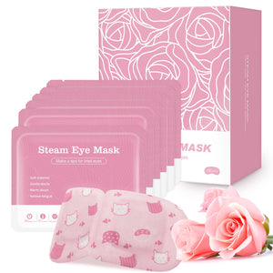 Jekeno Steam Eye Mask packaging showing the 40-60 minutes self-moist heating feature for professional eye therapy.