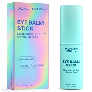 Portable Korean Under Eye Balm Stick, a sleek twist-up applicator for hydrating under-eye skin and reducing dark circles and fine lines.