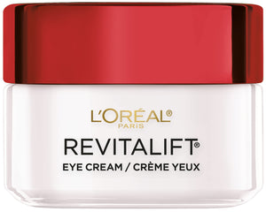 L'Oreal Paris Revitalift Anti-Wrinkle and Firming Eye Cream 0.5 oz jar.