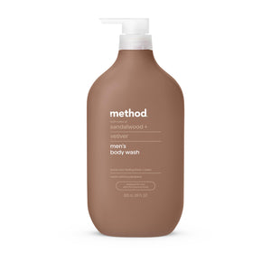 Method Body Wash Sandalwood + Vetiver 28 oz bottle