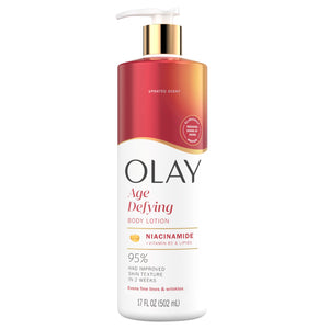 Olay Age Defying Body Lotion with Niacinamide Serum 17 fl oz bottle