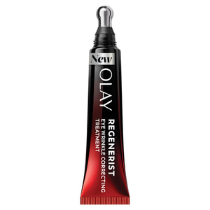 Olay Regenerist under eye cream roller for wrinkles and eye bags with peptides and bakuchiol 0.7 oz