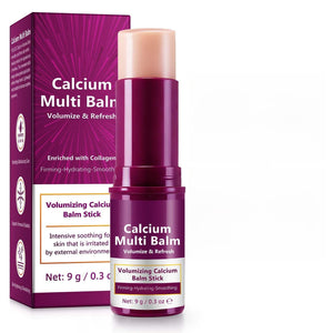 QYQIZWIA Calcium Multi Balm Stick (9g), a portable Korean skincare stick designed for anti-aging, lifting, and hydrating the face and neck.