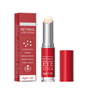Retinol Eye Stick with Collagen and Hyaluronic Acid for moisturizing under-eye area and reducing fine lines.