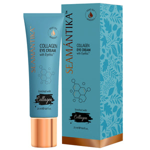 SEAMANTIKA Collagen Under Eye Cream for tightening and firming puffiness and eye bags.