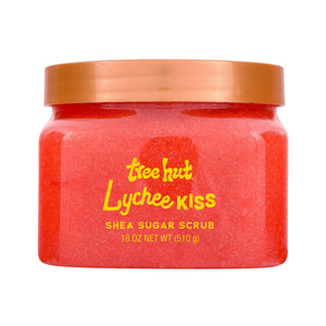 Tree Hut Lychee Kiss Shea Sugar Body Scrub 18 oz jar