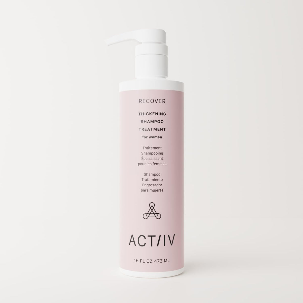 ACTIIV Recover Thickening Shampoo Treatment For Women | Supports the Appearance of Fuller, Healthier-Looking Hair, Supports Scalp Health, Plant-Based, Color-Safe, Vegan, All Hair Types, 473 mL / 16 oz