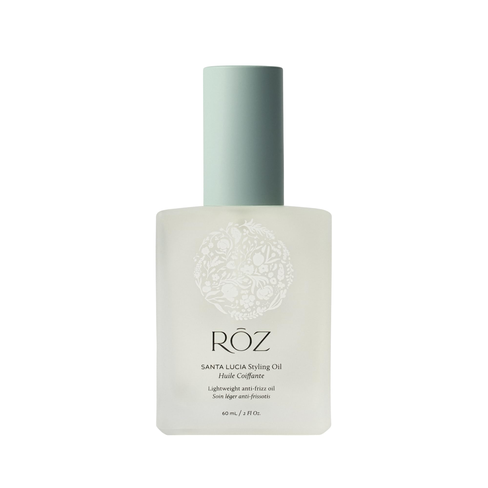 RŌZ Lightweight Hair Oil - Heat Protectant Styling Oil for Frizz Control, Shine & Softness - Non-Greasy, For Fine to Thick Hair, Vegan, 2 fl oz