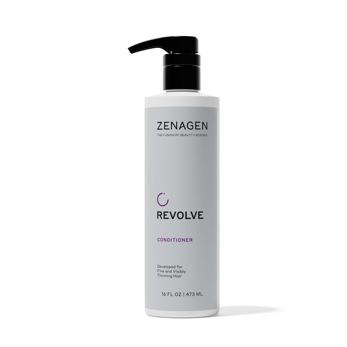 ZENAGEN Revolve Conditioner (Unisex) | Supports Scalp Health & Appearance of Fuller, Healthier Hair, Developed for Fine & Visibly Thinning Hair, Plant-Based, Color-Safe, Vegan, 473 mL / 16 oz