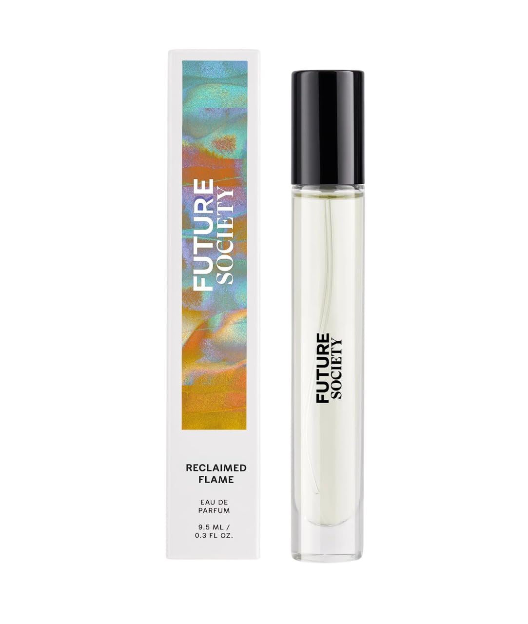 Future Society Reclaimed Flame Perfume - Rich Citrus Eau de Parfum with Notes of Bergamot, Grapefruit & Eucalyptus - Luxury Perfume Inspired by Africa's Wildflower - Modern Unisex Fragrance - 9.5ml