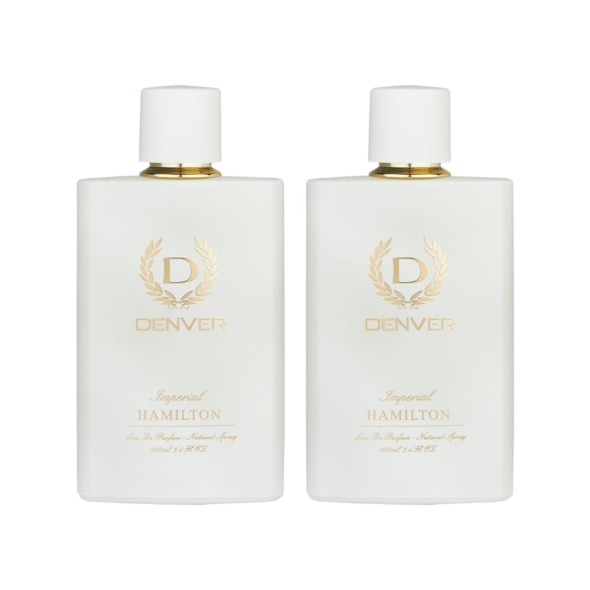 Denver Imperial Eau de Parfum for Men | Long-Lasting Mens Perfume Fragrance | Blending Fresh Citrus, Spicy, Woody and Musky Notes for a Bold Elegant Finish, 3.38 Fl Oz (100 ml) Each (Pack of 2)