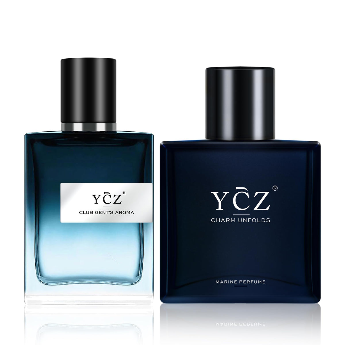 Ycz Ocean Club Cologne for Men, 1.7 Fl Oz Eau de Parfum, Long Lasting Woody Citrus Fragrance, Premium Men's Cologne with Elegant Bottle Design for Daily Wear, Date Night, Travel & Gifts for Men