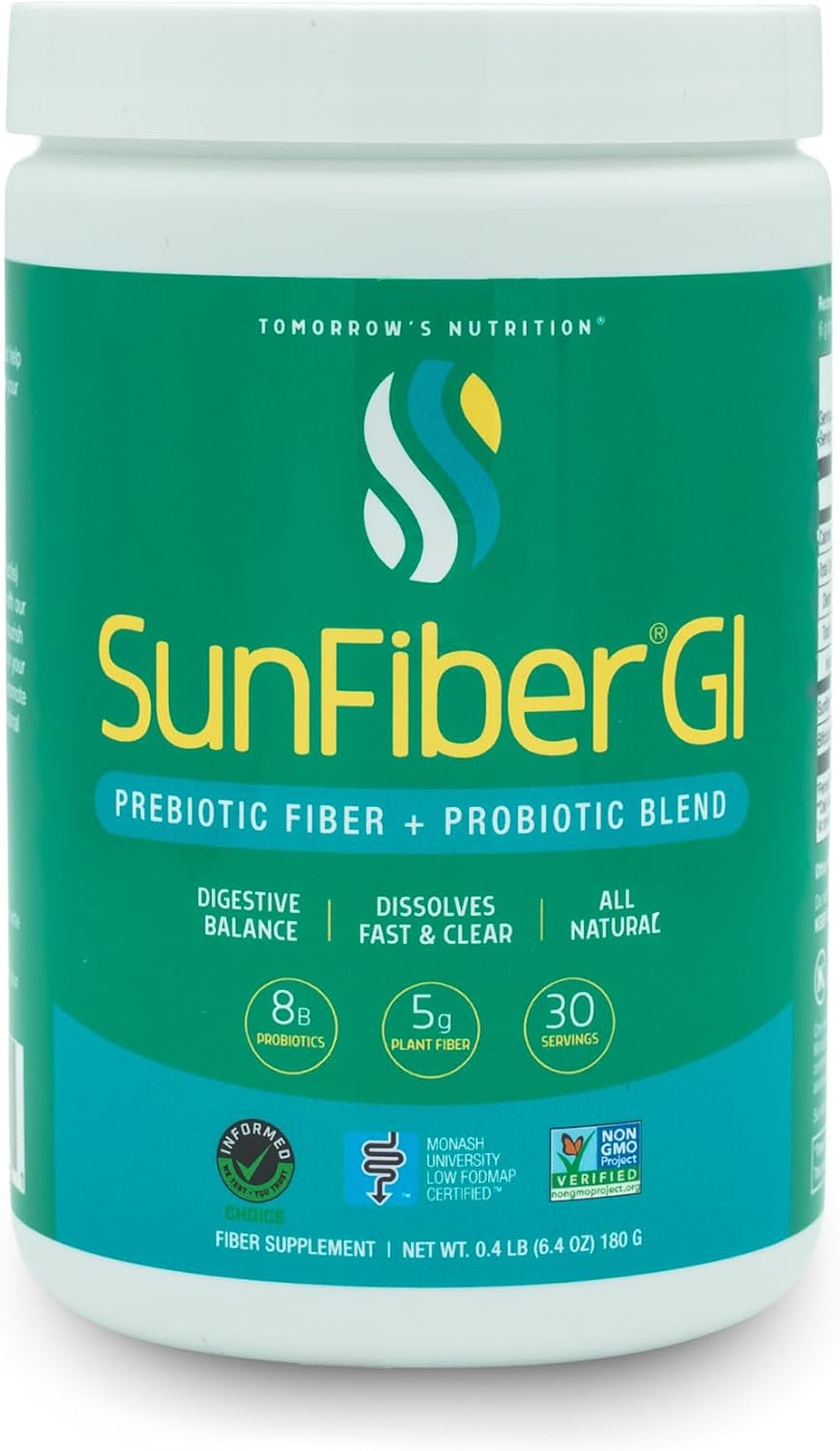 Tomorrow's Nutrition Sunfiber GI Prebiotic Fiber, 30-Day Supply