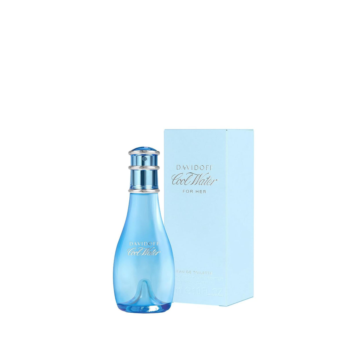 Davidoff Cool Water Eau de Toilette – Fresh Floral Women's Perfume – With Notes of Watermelon, Lily of the Valley & Musk – Long Lasting Fragrance
