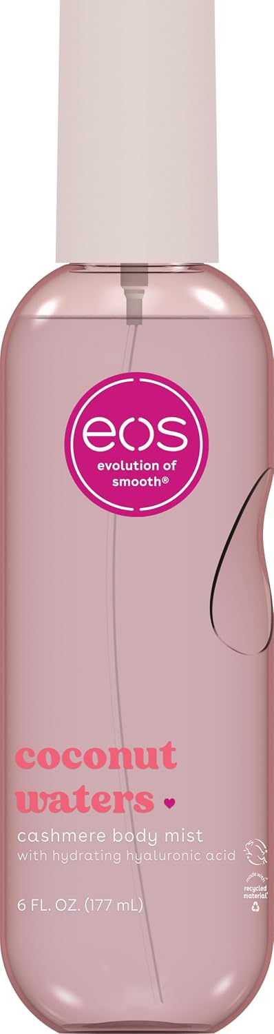 eos Cashmere Body Mist- Coconut Waters, Body Spray for Women, 6 fl oz