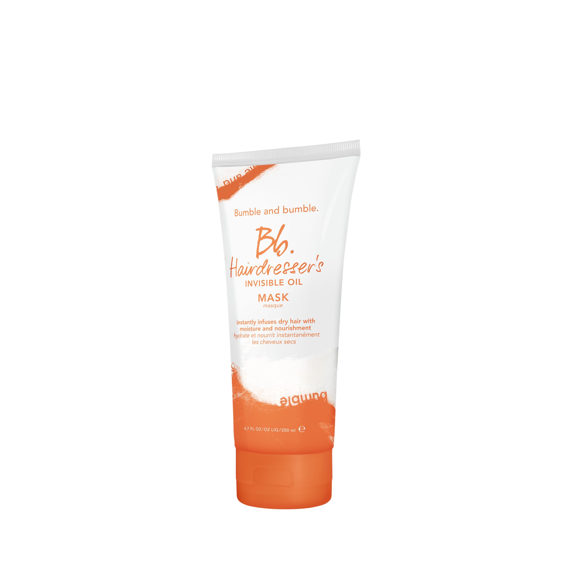 Bumble and bumble. Hairdresser's Invisible Oil Hydrating Hair Mask | Hydrating, Anti Frizz, Color Safe | For All Curly, Wavy, Straight Hair Types | With Argan, Coconut, Grapeseed Oil, 6.7 Fl Oz