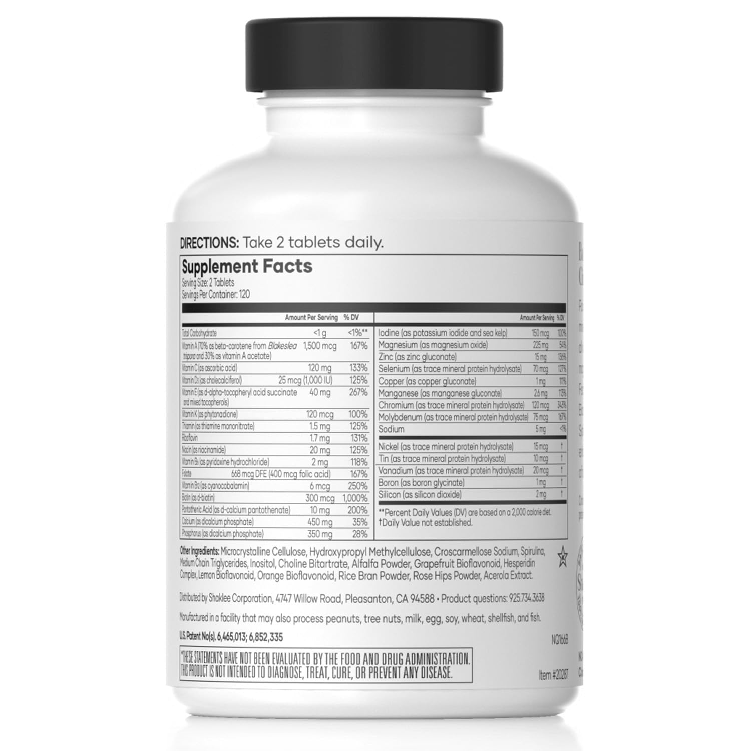 Shaklee - Vita-Lea® Men High Potency Multivitamin - 240 Tablets