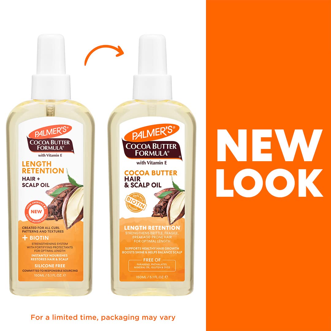 Palmer's Cocoa Butter & Biotin Length Retention Hair and Scalp Oil (5.1 Oz)