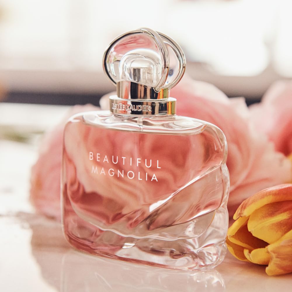 Estée Lauder Beautiful Magnolia Eau de Parfum Spray with Notes of Lush Magnolia, Solar Gardenia, Warm Woods & Luminous Musk | Floral Perfume for Women | Perfumes for Women, 1.7 Fl Oz