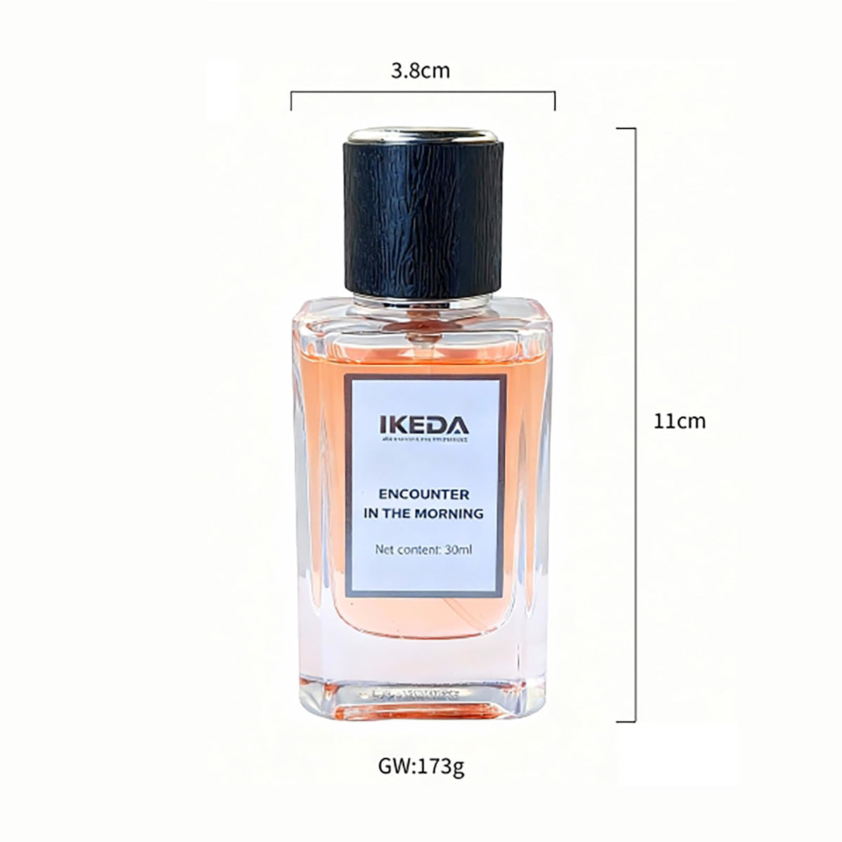 ikeda fragrance Eau de Parfum,30ml Mini Women Perfume,Fruity Notes Long Lasting Fragrance, Notes of Jasmine,Peach,Lemon Parfume for Women (Morning)