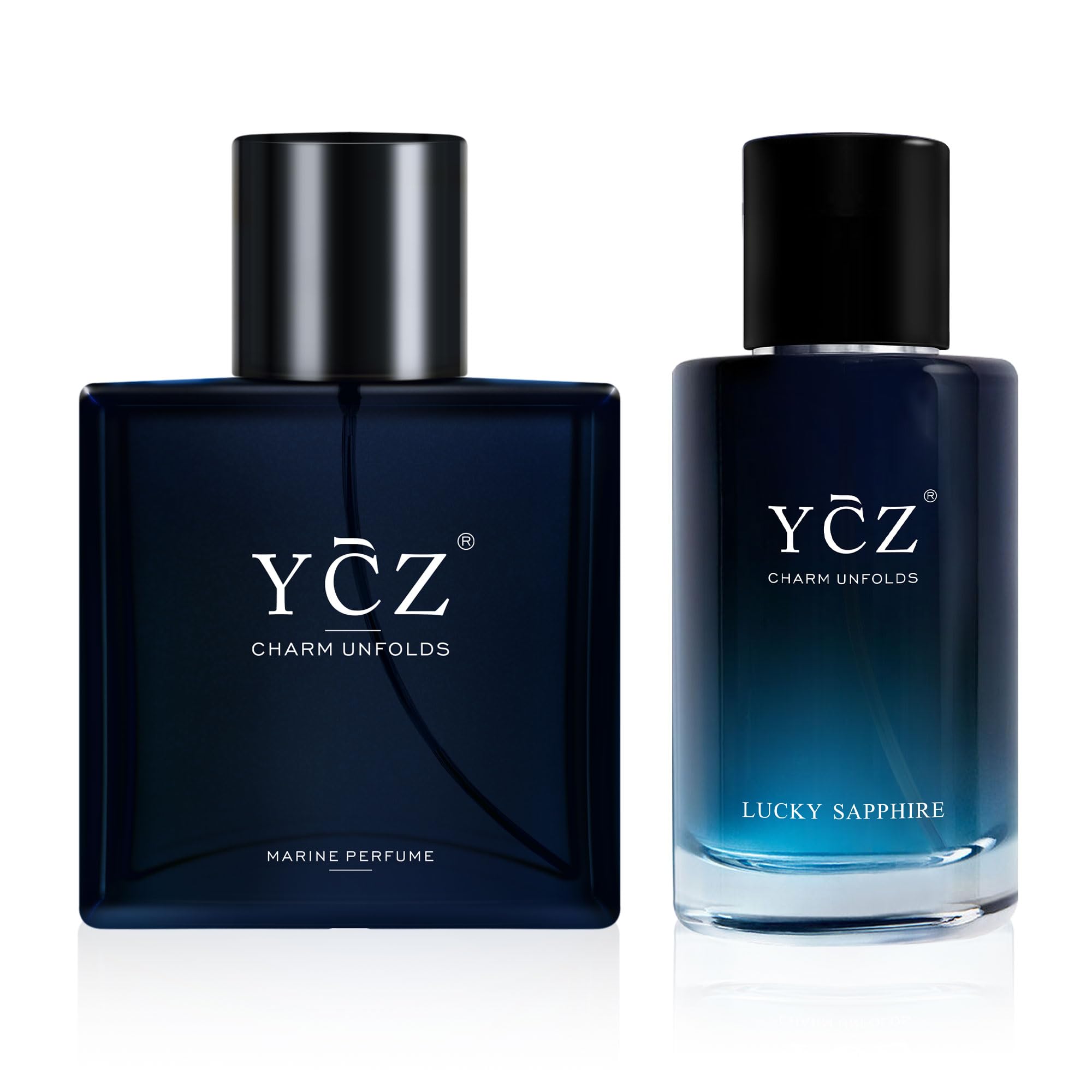 Ycz Ocean Savage Cologne for Men, 1.7 Fl Oz (50ml) Eau de Parfum, Fresh Woody Citrus Fragrance with Floral Fruity Notes, Long Lasting Men's Cologne, Elegant Bottle Design, Date Night & Gifts for Men