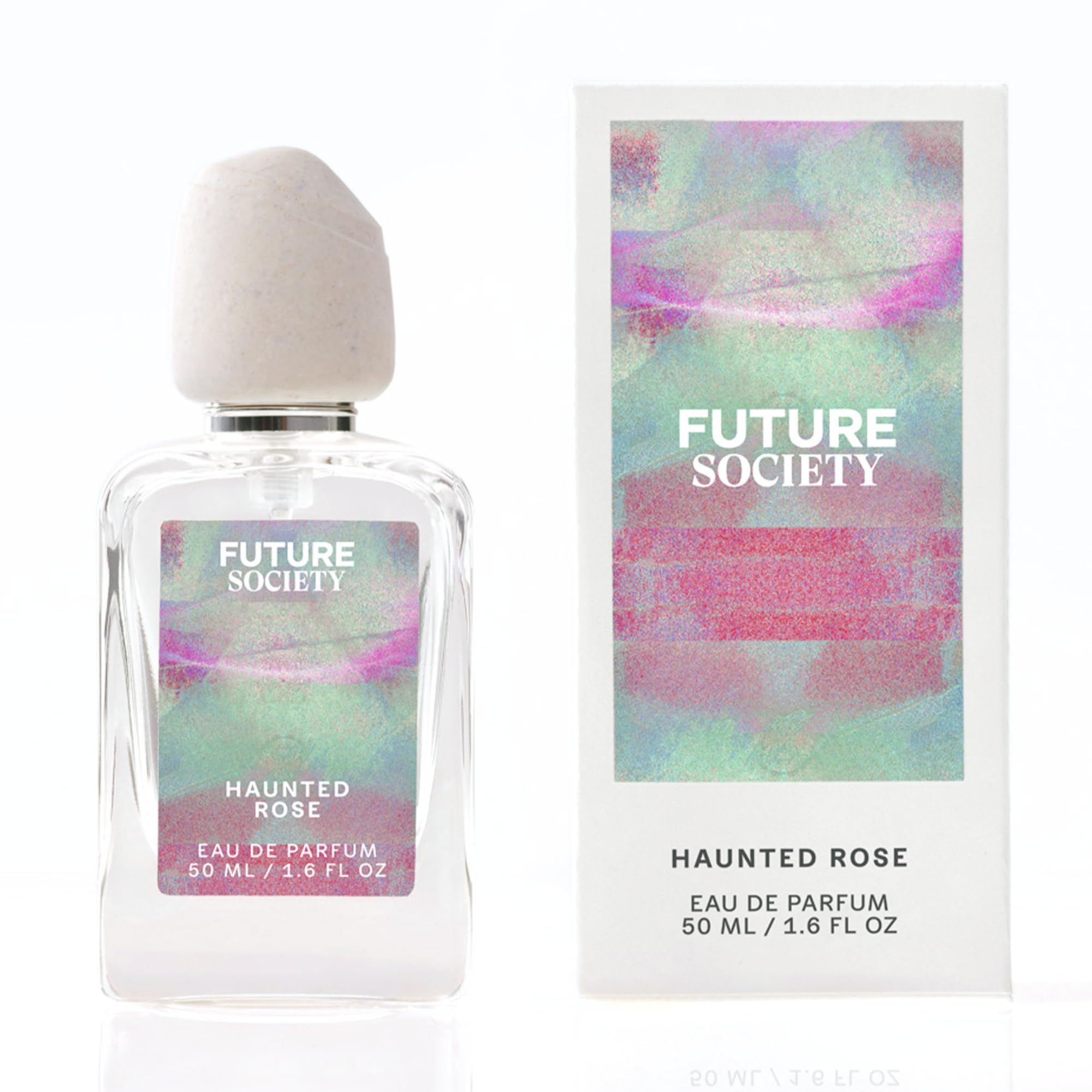 Future Society Haunted Rose Perfume - Rich Smoky Floral Eau de Parfum with Notes of Pepper, Rose, Amber & Sandalwood - Luxury Perfume Inspired by Africa's Flower - Modern Unisex Fragrance - 50ml