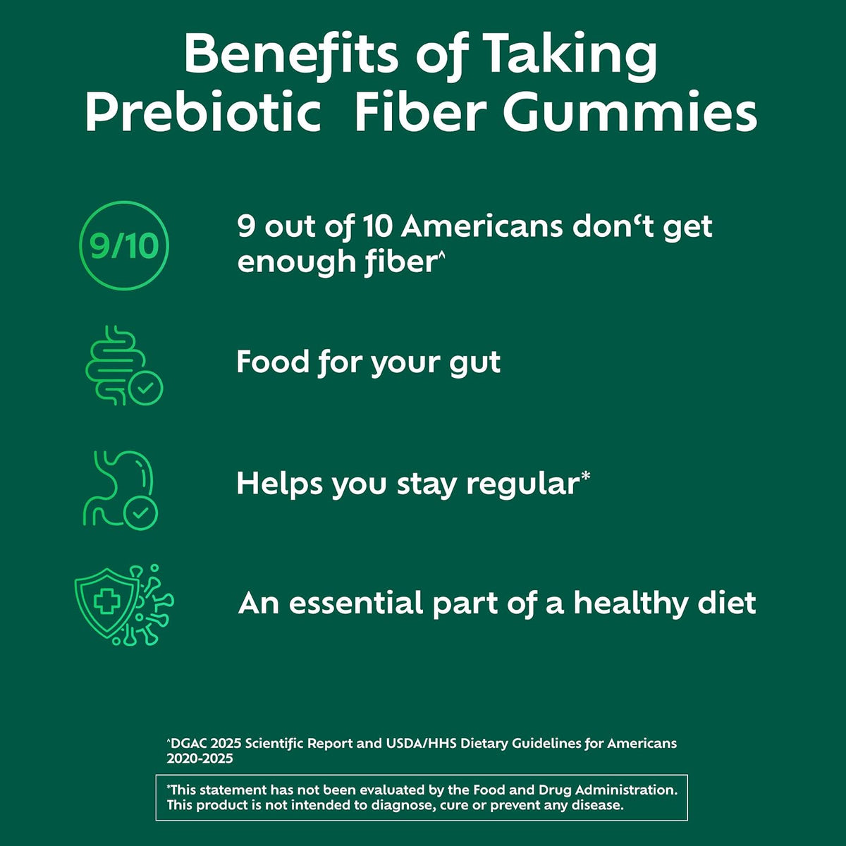 Benefiber Prebiotic Fiber Supplement Gummies, Assorted Fruit Flavor, 81 Ct