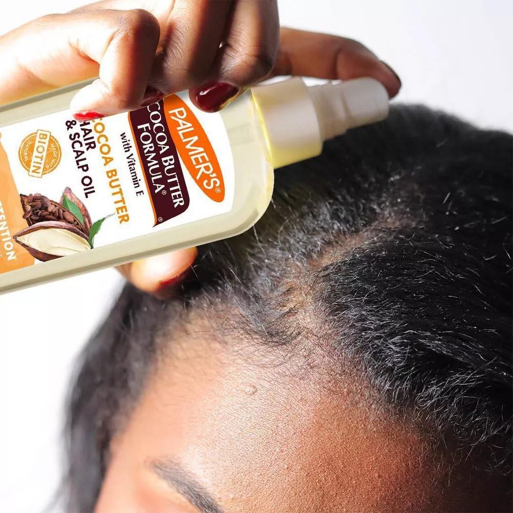Palmer's Cocoa Butter & Biotin Length Retention Hair and Scalp Oil, 5.1 Fl Oz (Packaging May Vary), (Pack of 2)