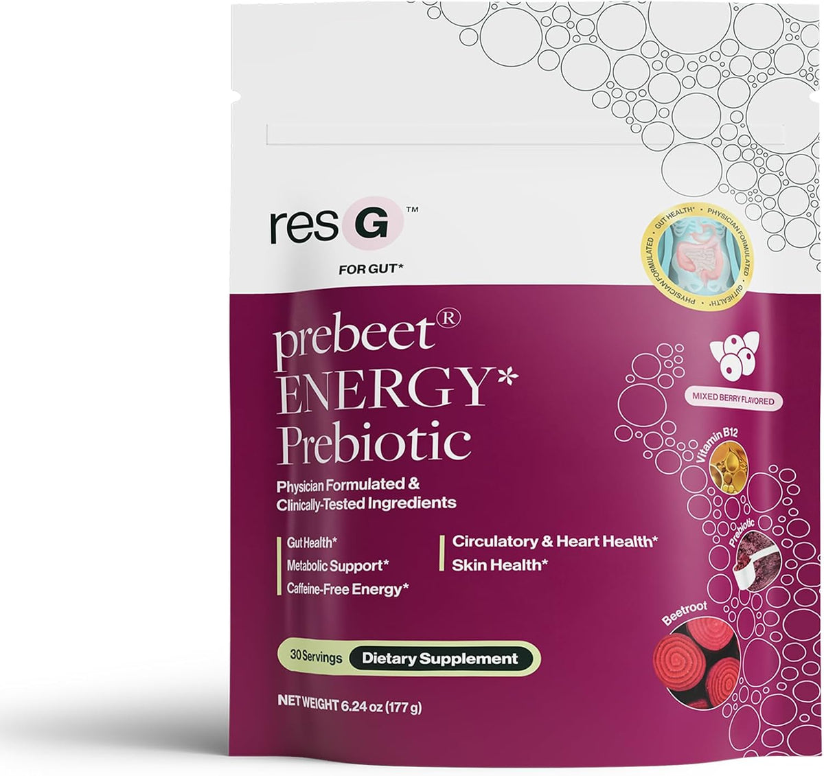 resG prebeet Prebiotics Drink - 180g, 30 Servings