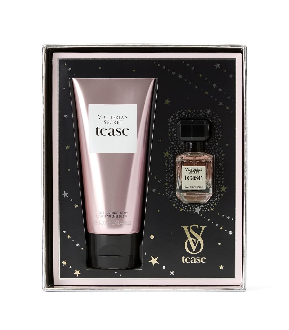 Victoria's Secret Tease Mini Fragrance Duo Gift Set, Eau de Parfum & Travel Lotion