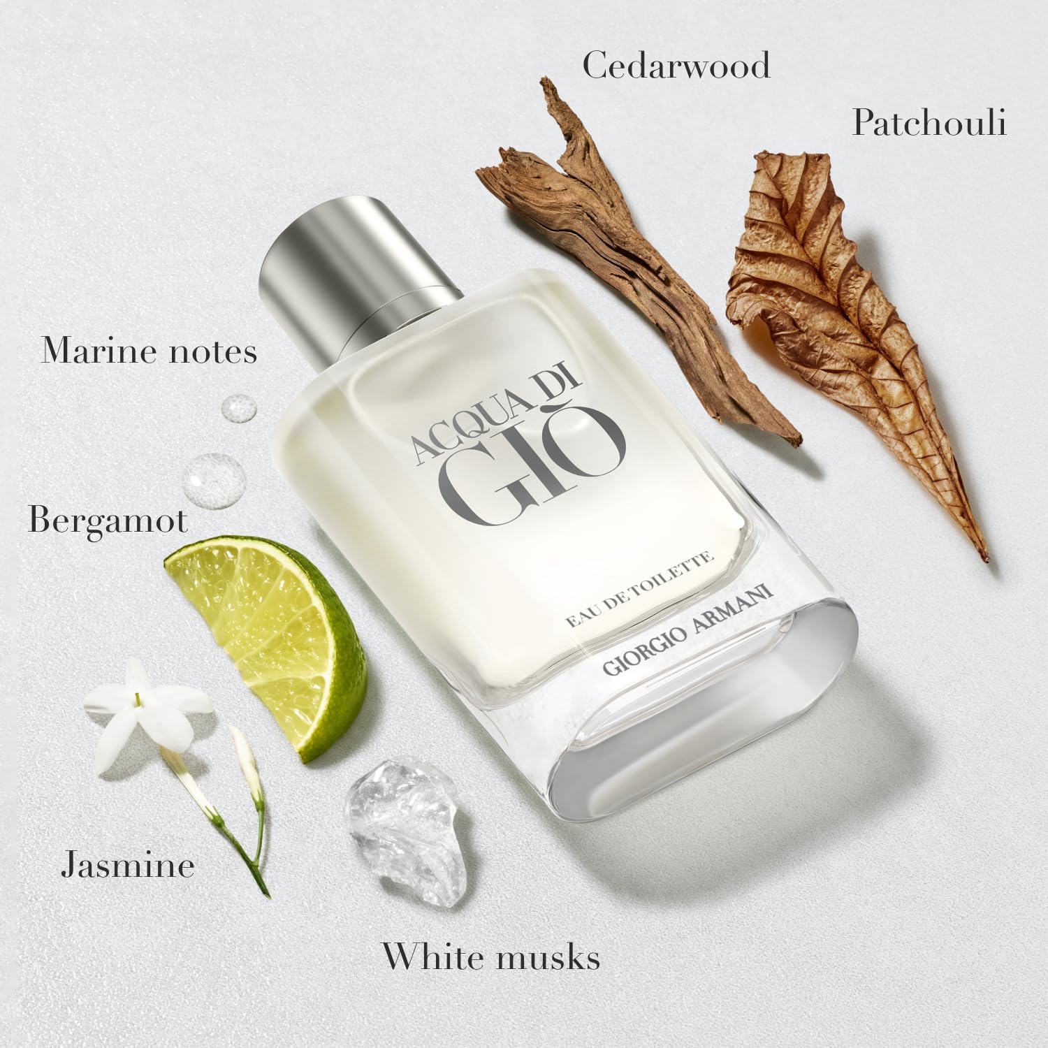 Armani Beauty - Acqua di Gio - Eau de Toilette - Cologne for Men - Long Lasting Fragrance with Bergamot notes, Jasmine, White Musks, Patchouli & Cedarwood – 1.0 Fl Oz
