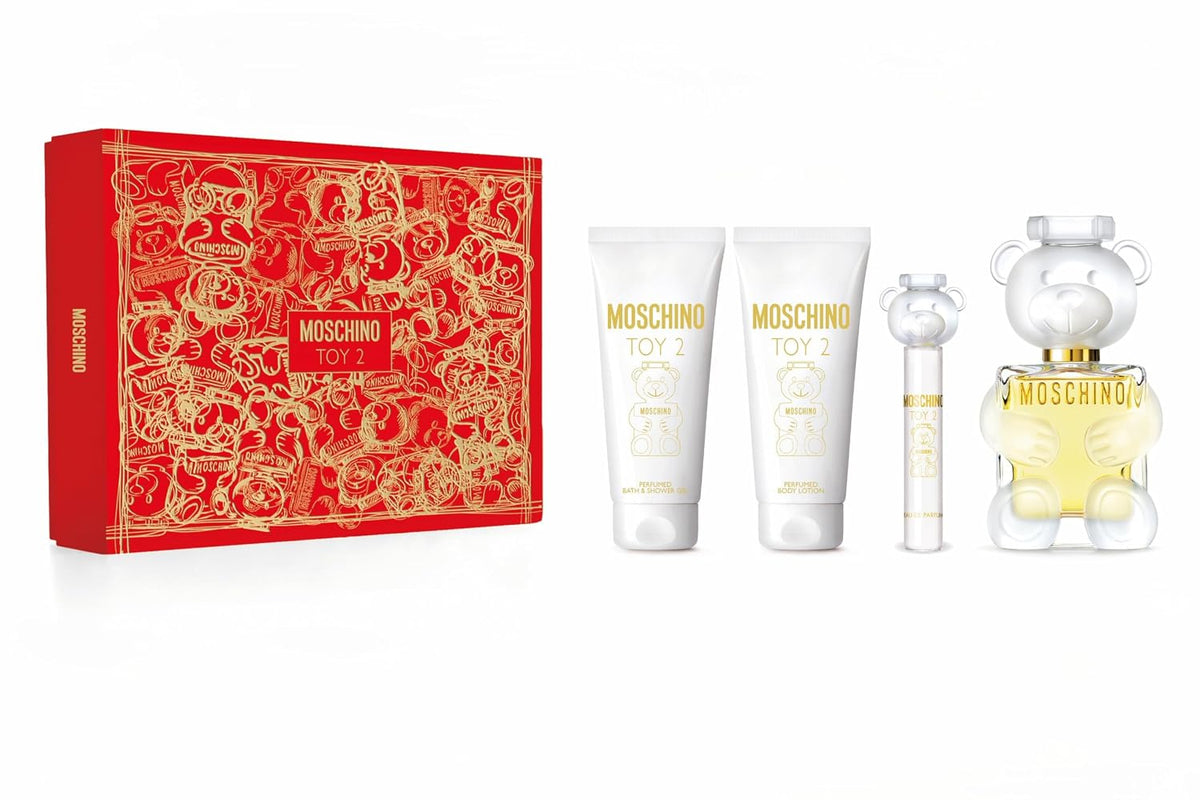 Moschino Toy 2 Perfume Gift Set for Women, 4 Piece Eau de Parfum