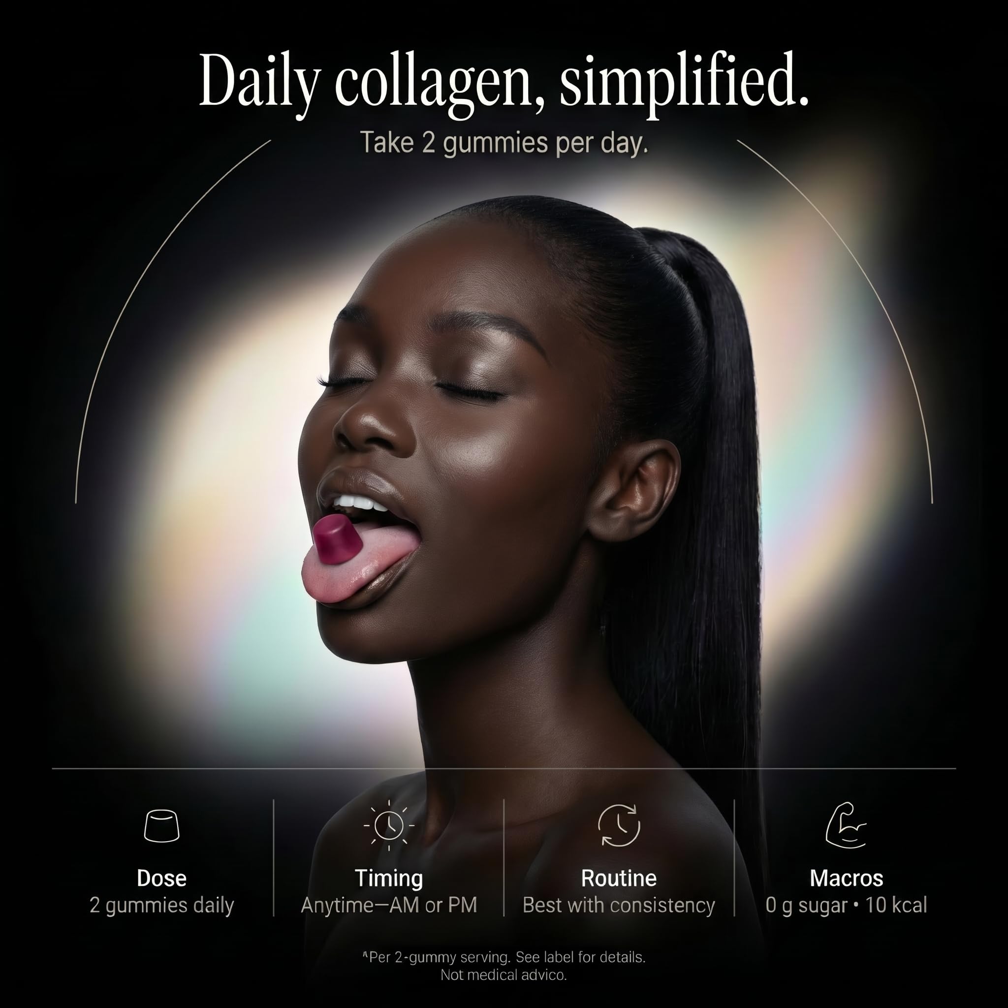 Collagen Peptides Gummies Sugar Free 3000mg Multi Collagen Blend for Hair, Skin & Nails Support + 1500mg Keratin + 3000mcg Biotin, Hyaluronic Acid, Vitamin C & Zinc, 60 Gummies (Packaging May Vary)