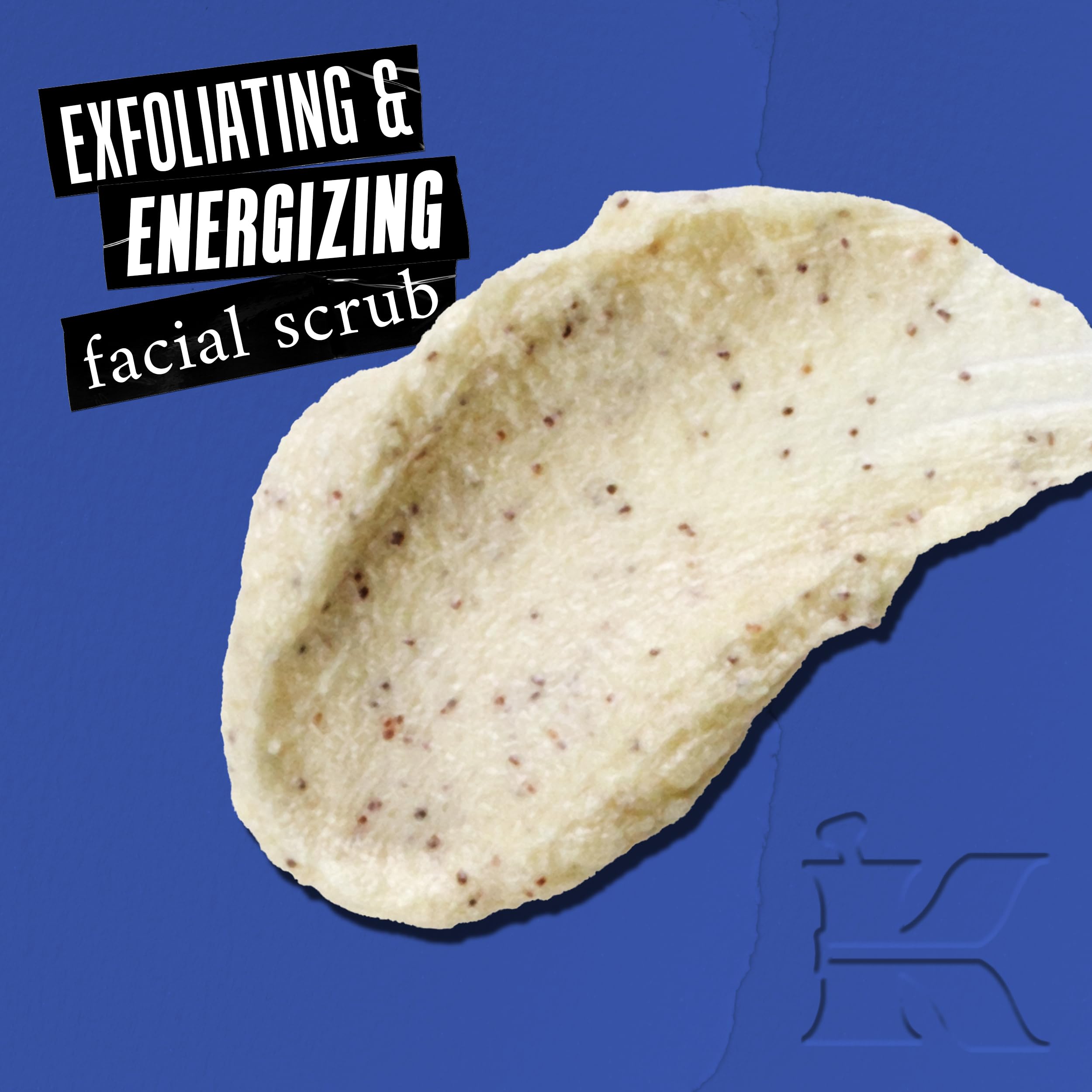 Kiehl's Facial Fuel Exfoliating Face Scrub, Facial Cleanser for Men, Smooths Skin & Removes Dead Skin, Dirt & Oil, Helps Soften Tough Facial Hair, with Caffeine, Menthol, Vitamin E - 5.0 fl oz