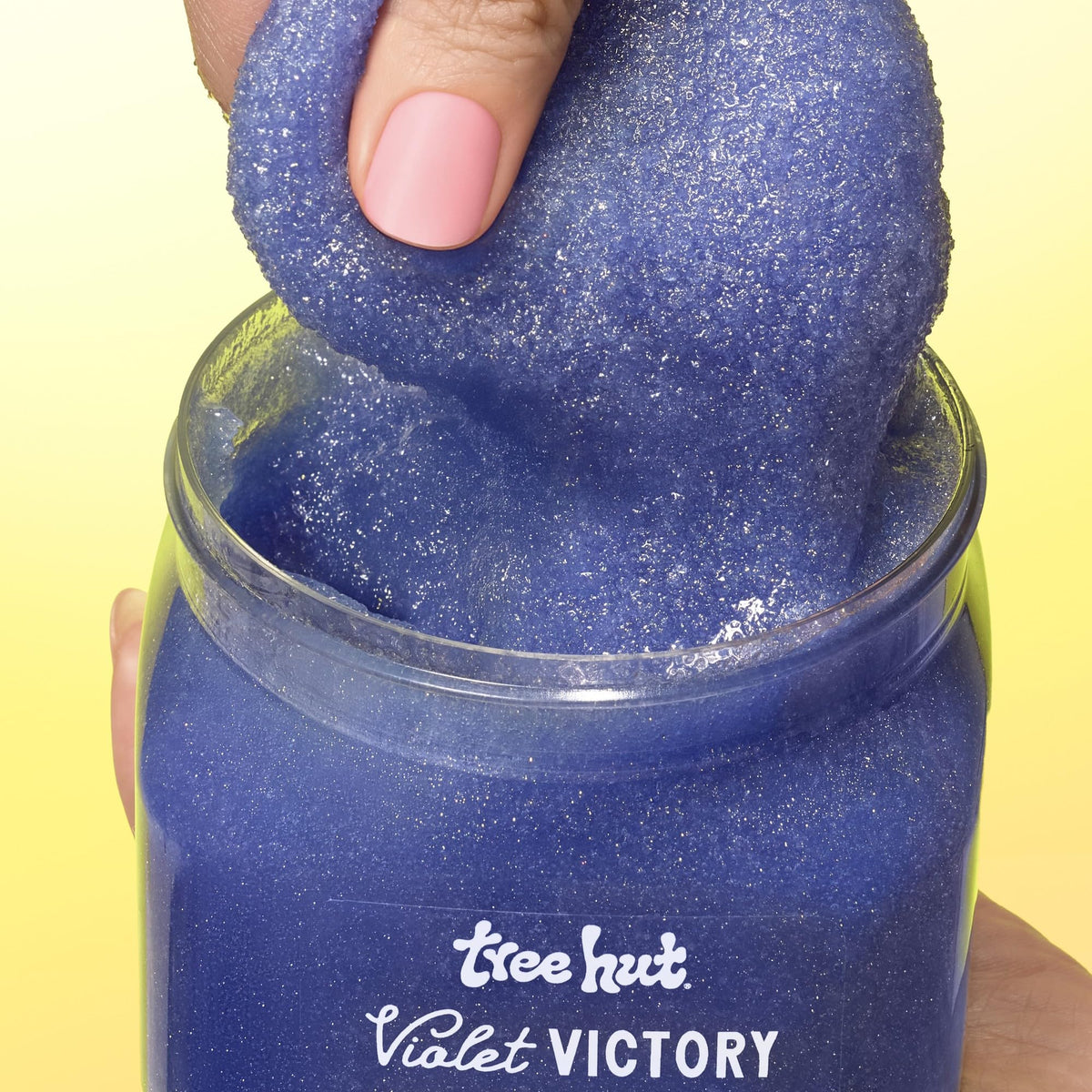 Tree Hut Violet Victory Body Scrub, Exfoliating & Hydrating Sugar Scrub with Shea Butter & Essential Oils, Smooth Skin, Body Exfoliator For All Skin Types, Self Care Gifts for Women, Vegan, 18 Oz