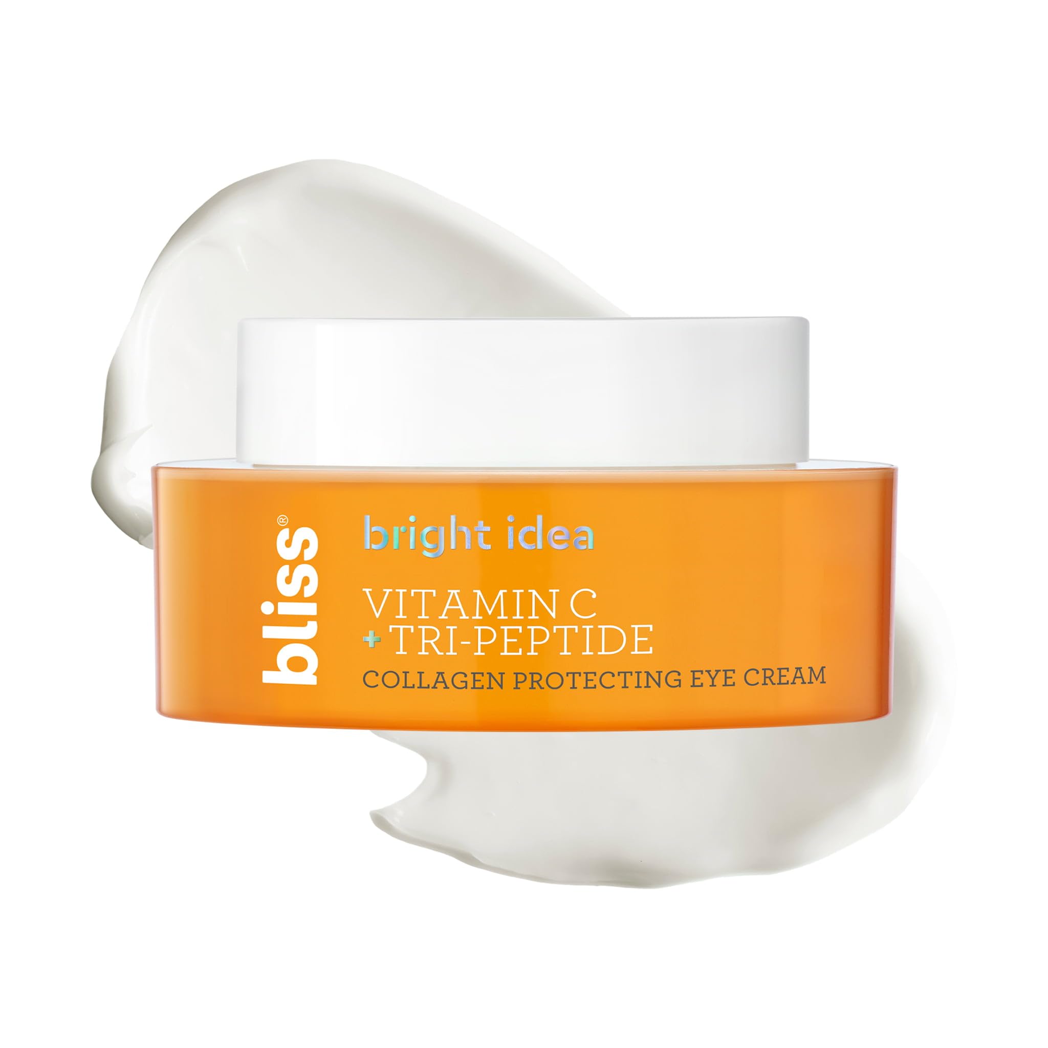 Bliss Bright Idea vitamin C eye cream with tripeptide and licorice root for brightening and anti aging under eye care