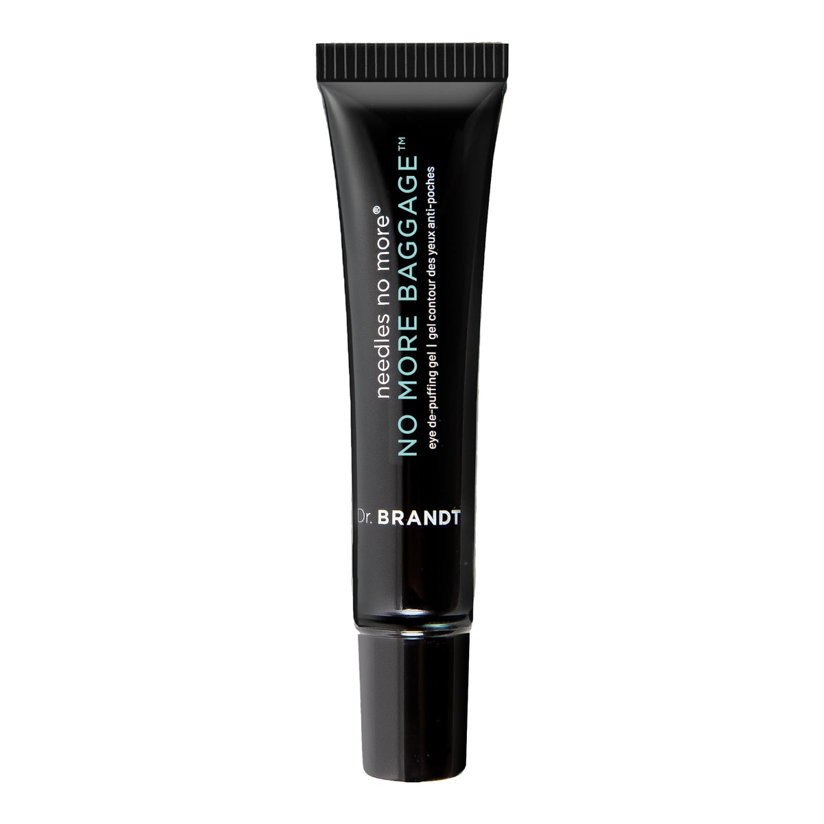 Dr. Brandt Needles No More, No More Baggage 0.23 oz mini travel-size tube for instant eye bag reduction.