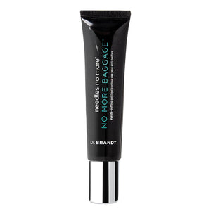 Dr. Brandt Needles No More, No More Baggage 1 oz Jumbo Size orange tube for instant eye bag reduction.