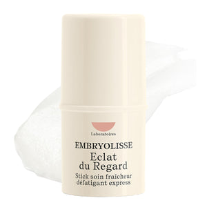 Embryolisse Radiant Eye Stick 0.15 Fl Oz cooling balm for dark circles, puffiness, and undereye makeup preparation.