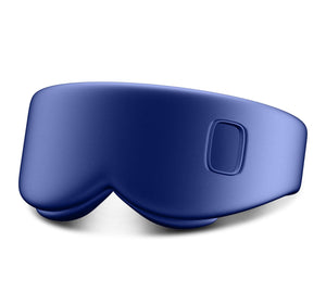 Blue silk heated eye mask replaceable cover for electric heating eye mask accessory