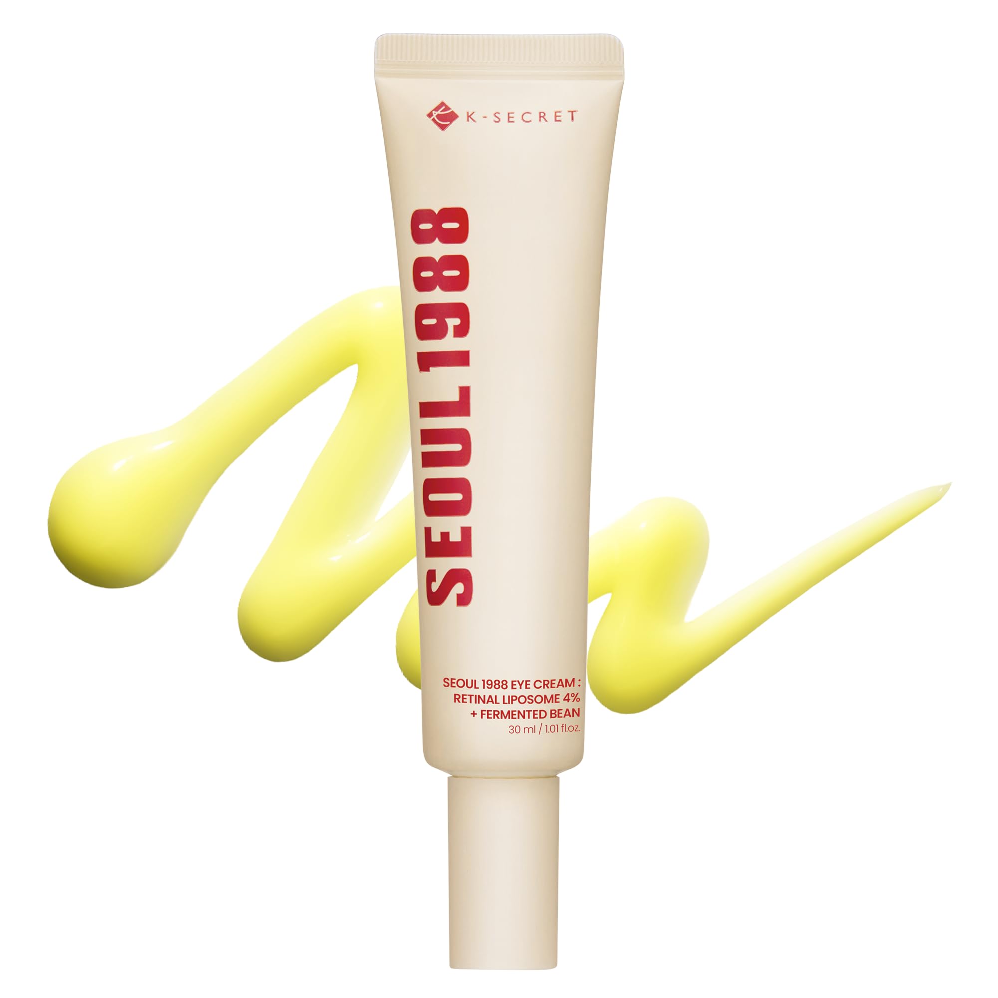 K-SECRET Seoul 1988 retinal eye cream with retinal liposome and fermented bean for smoother refreshed under eye skin